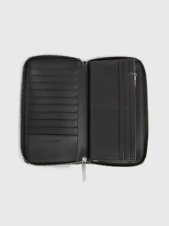 Calvin Klein Logo RFID Zip Around Wallet -Everywear Shop K60K611869 0GJ alternate1