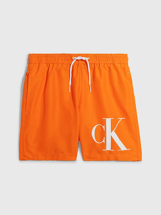 Calvin Klein Boys Swim Shorts - CK Monogram 3 Calvin Klein Boys Swim Shorts - CK Monogram