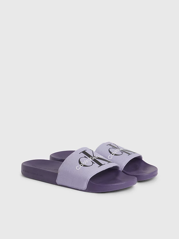 Calvin Klein Recycled Canvas Sliders 5 Calvin Klein Recycled Canvas Sliders - Image 3