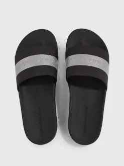Calvin Klein Recycled Sliders -Everywear Shop YM0YM00733 BEH alternate2