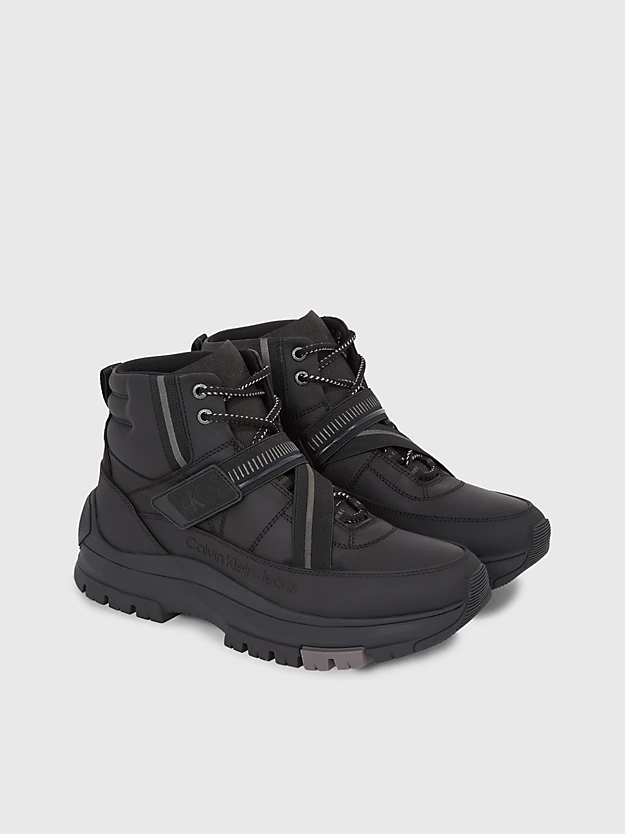 Calvin Klein Leather Hybrid Boots 4 Calvin Klein Leather Hybrid Boots - Image 2