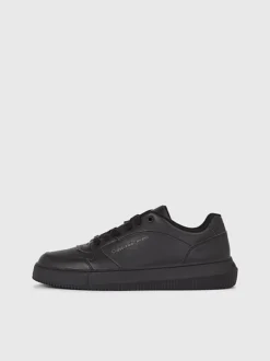 Calvin Klein Faux Leather Trainers -Everywear Shop YM0YM00790 0GT alternate5