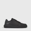 Calvin Klein Faux Leather Trainers 2 Calvin Klein Faux Leather Trainers -Everywear Shop YM0YM00790 0GT main