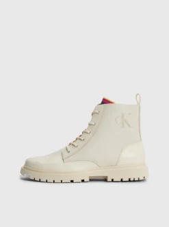 Calvin Klein Leather Boots - Pride -Everywear Shop YM0YM00828 YBJ alternate5