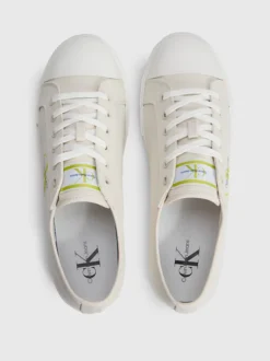 Calvin Klein Recycled Canvas Trainers - Pride -Everywear Shop YM0YM00830 YBJ alternate2