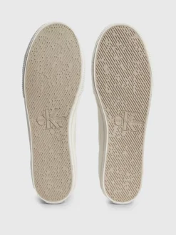 Calvin Klein Recycled Canvas Trainers - Pride -Everywear Shop YM0YM00830 YBJ alternate4