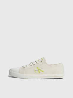 Calvin Klein Recycled Canvas Trainers - Pride -Everywear Shop YM0YM00830 YBJ alternate5