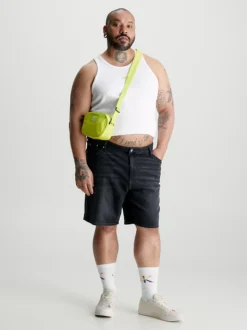 Calvin Klein Recycled Canvas Trainers - Pride -Everywear Shop YM0YM00830 YBJ alternate6