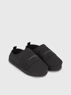 Calvin Klein Faux Leather Slippers 9 Calvin Klein Faux Leather Slippers -Everywear Shop YM0YM00840 0GT alternate1
