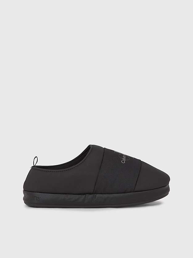Calvin Klein Faux Leather Slippers 3 Calvin Klein Faux Leather Slippers
