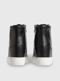 Calvin Klein High-Top Wedge Trainers -Everywear Shop YW0YW00771 0GP alternate3