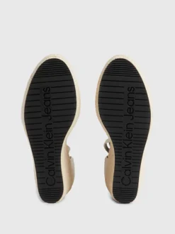 Calvin Klein Recycled Espadrille Wedge Sandals -Everywear Shop YW0YW01194 YBH alternate4