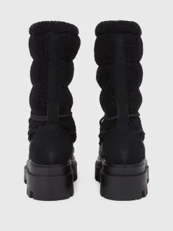 Calvin Klein Faux Shearling Platform Snow Boots -Everywear Shop YW0YW01195 0GT alternate3