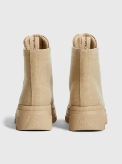 Calvin Klein Recycled Canvas Heeled Boots -Everywear Shop YW0YW01239 ACC alternate3
