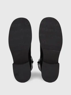 Calvin Klein Leather Heeled Boots -Everywear Shop YW0YW01330 0GT alternate4