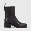 Calvin Klein Leather Heeled Boots -Everywear Shop YW0YW01330 0GT main